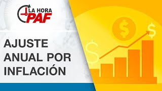 Ajuste anual por inflación [upl. by Boccaj83]