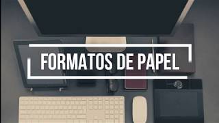 🔎 QUÉ ES un A4⁉️  Tipos de FORMATOS DE PAPEL 📝 [upl. by Alta]