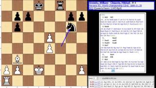 World Championship 1889Game 6SteinitzWilliamChigorinMikhail [upl. by Enelyak891]