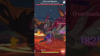 Genshin Impact  Boss Challenge  Holawaqa Ngoubou Lv 103 In 15s  Raiden Shogun amp Chevreuse [upl. by Gwenora628]