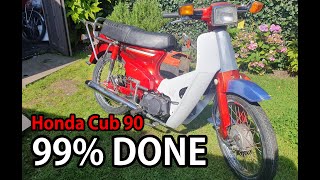 Henry The Honda Cub Honda C90 Project bike Part 5 [upl. by Cherian]