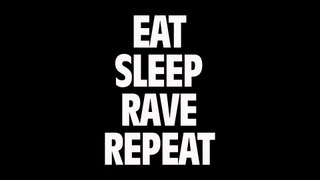 Fatboy Slim amp Riva Starr Ft Beardyman  Eat Sleep Rave Repeat Lyric Video [upl. by Chiquia937]