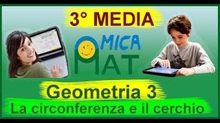 Videolezioni di geometria per la terza media  La circonferenza e il cerchio [upl. by Conall741]