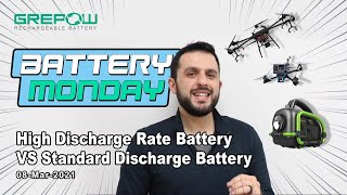 High Discharge Rate Battery VS Standard Discharge Battery  Battery Monday  08 MAR 2021 [upl. by Eillit]