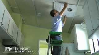 CeilingLink Grid and Ceilume Ceiling Tile Installation Time Lapse [upl. by Egan]