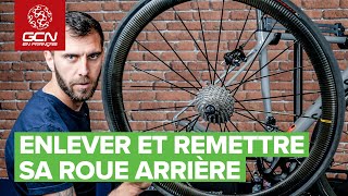 Comment enlever et remettre sa roue arrière quand on débute à vélo   Vidéo pour débutants [upl. by Senskell]