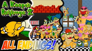 ALL ENDINGS  A Koopas Revenge 2 1080p60 [upl. by Gustave]