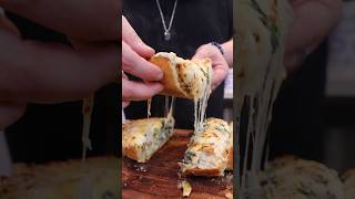 Spinach Artichoke Garlic Bread [upl. by Nosna]