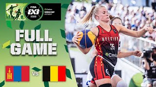 Mongolia v Belgium  Women  Full Game  Crelan FIBA 3x3 World Cup 2022 [upl. by Yettie]