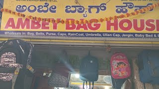 AMBEY BAG House Bangalore 😍starting price rs 16  Wholesale shop of all types bag [upl. by Kahn]