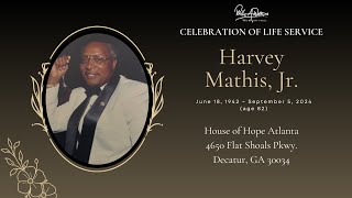 Celebrating The Life amp Legacy of Harvey Mathis Jr [upl. by Anirahtak283]