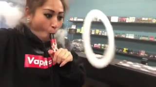 shisha smoke tricks girls best smoke rings and tricks [upl. by Iand]