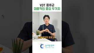 VDT 증후군 대표적인 증상 두가지 혹시 나도 [upl. by Messab]