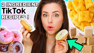 Testing Viral 2 Ingredient Tiktok Recipes From Tiktok [upl. by Zsuedat]