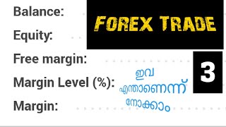 Explaining BalanceEquityMarginFree Margin And Margin Level on Metatrader  Malayalam Trading [upl. by Badger]