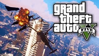 GTA 5 BOUNTY HUNTERS 15  KAMIKAZE FAIL GTA V Online [upl. by Grunenwald]