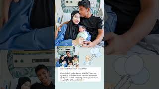 Eyra Hazali selamat melahirkan anak ke 3 artismalaysia shorts babyboy [upl. by Ehr]