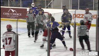 PJHL  Glanbrook Rangers vs Dundas Blues [upl. by Annawyt840]