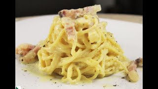 SPAGHETTI alla CARBONARA ricetta CHEF RICETTA ITALIANA spaghetti carbonara [upl. by Nnylrac446]