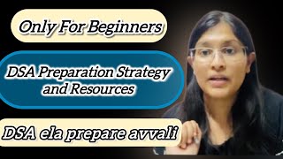 DSA Preparation Strategy and Resources for Beginners [upl. by Isabelita]