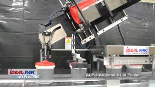 IdealPak ALP1 Automatic Lid Placer [upl. by Ahsino]