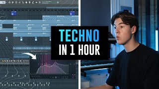 Making A Techno Track in 1 HOUR Full Process [upl. by Bronwyn]