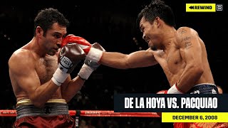 FULL FIGHT  Oscar De La Hoya vs Manny Pacquiao DAZN REWIND [upl. by Eigriv]