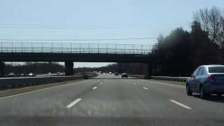 Interstate 195  Massachusetts Exits 1 to 4 eastbound [upl. by Noxid]