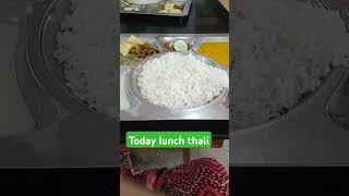 Lunch thali🩷 bhatadali🩷 bhaja🩷 saga🩷tarkari 🩷dahi 🩷kakudi sambalpurithali sambalpurihousewife [upl. by Guadalupe]