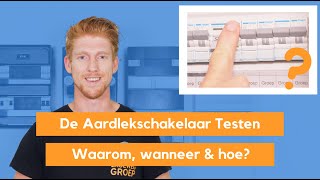 De Aardlekschakelaar Testen  Waarom en hoe test je een Aardlekbeveiliging ook aardlek automaat [upl. by Strawn976]