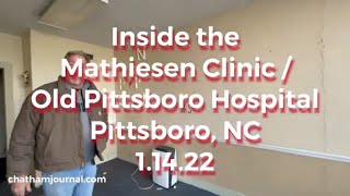 Inside the former Mathiesen Clinic in Pittsboro  11422 [upl. by Asia]