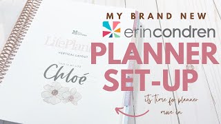 NEW Erin Condren Vertical Planner SetUp 2022 [upl. by Levon826]