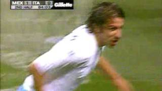 Del Piero goal vs Mexico world cup Korea Japan 2002 [upl. by Polinski]