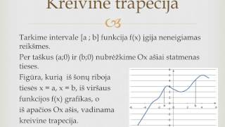 Apibrėžtinis integralas Niutono  Leibnico formulė 8 pamoka 12 klasei [upl. by Amluz]