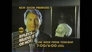 Ripleys Believe It or Not promo 1982 [upl. by Attezi]