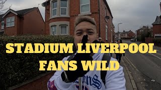 FIRST TIME IN LIVERPOOL STADIUM FANS WILD [upl. by Yelime]