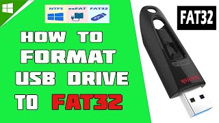 How to Format USB Drive to FAT32  64 GB 128 GB  Or Larger  Tamil [upl. by Smada208]