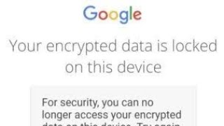 Fix your encrypted data is locked on this device problem solve  your encrypted data is locked [upl. by Elletsyrk]