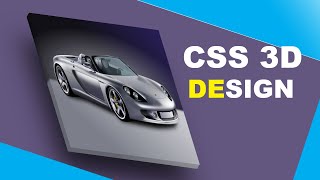 CSS 3D transformation effect [upl. by Halak]