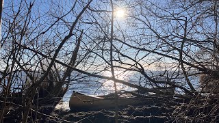 Frosty canoe wild camp [upl. by Isac85]