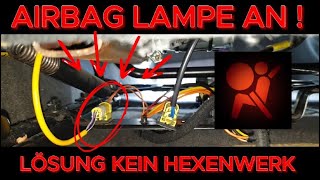 Airbag Leuchte an leichte Reparaturen 👍🏼 [upl. by Putnem9]