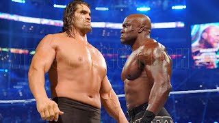 Great Khali vs Bobby Lashley Extreme Rules Match Wrestling Fights [upl. by Sudnak]