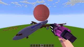 Huge Airplane vs 10000000 TNTs in Minecraft  LIVE [upl. by Aranahs]