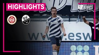 SV Wehen Wiesbaden  SV Sandhausen  Highlights 3 Liga  MAGENTA SPORT [upl. by Theodosia]