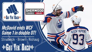 McDavid ends WCF Game 1 in double OT [upl. by Enoryt540]