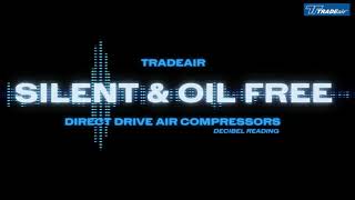 TRADEair Silent Air Compressor Decibel Reading [upl. by Pirnot]