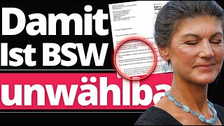 Wahnsinn BSW zerlegt sich KOMPLETT selbst [upl. by Pylle485]