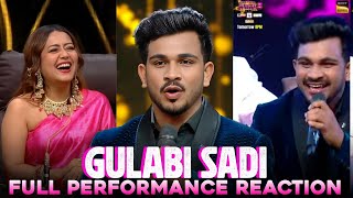 Gulabi Sadi  Sanju Rathod Viral Song Performance I Superstar Singer 3 Reaction [upl. by Dyson]