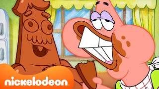 Patrick DEVOURING Food For 40 Minutes Straight 😋🍽️👅  Patrick Star Show  SpongeBob [upl. by Anhavas350]