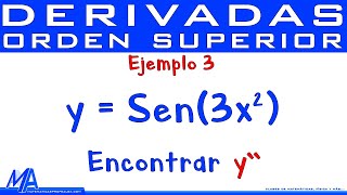 Derivadas de orden superior  Ejemplo 3 Trigonométricas y producto [upl. by Yrrat484]